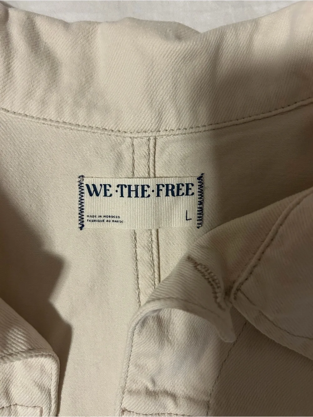Free People Cream WidJumpsuit